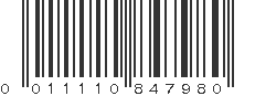 UPC 011110847980