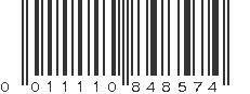 UPC 011110848574