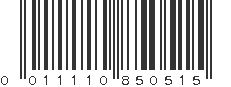 UPC 011110850515