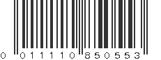 UPC 011110850553