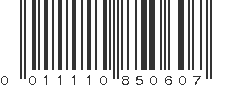 UPC 011110850607