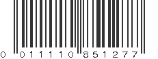 UPC 011110851277