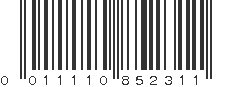 UPC 011110852311