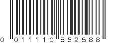 UPC 011110852588