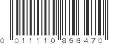 UPC 011110856470