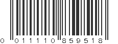 UPC 011110859518