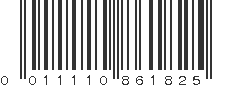 UPC 011110861825