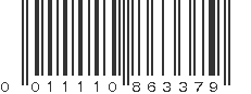 UPC 011110863379