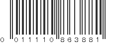 UPC 011110863881