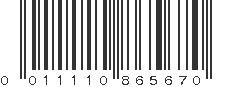 UPC 011110865670