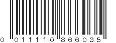 UPC 011110866035