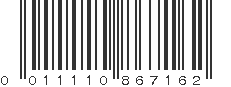 UPC 011110867162