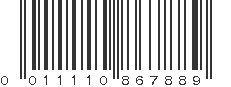 UPC 011110867889