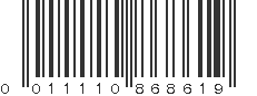 UPC 011110868619