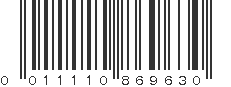 UPC 011110869630