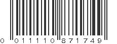 UPC 011110871749