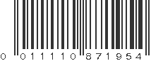 UPC 011110871954