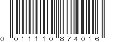 UPC 011110874016