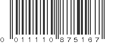 UPC 011110875167