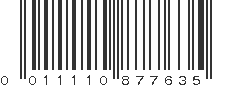 UPC 011110877635