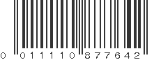 UPC 011110877642