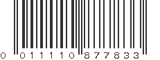 UPC 011110877833