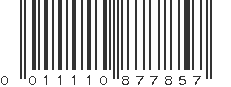 UPC 011110877857