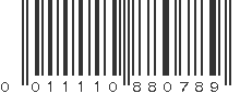 UPC 011110880789