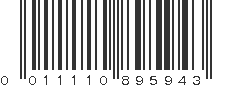 UPC 011110895943