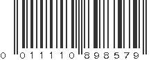 UPC 011110898579