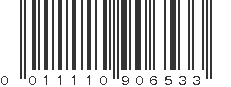 UPC 011110906533