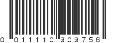 UPC 011110909756