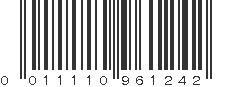 UPC 011110961242