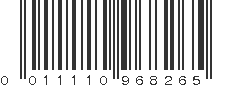 UPC 011110968265