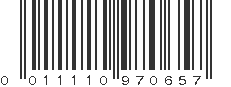 UPC 011110970657