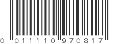 UPC 011110970817