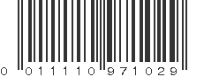 UPC 011110971029