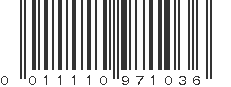 UPC 011110971036