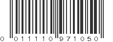 UPC 011110971050