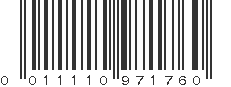 UPC 011110971760