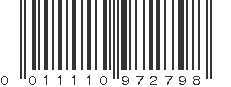 UPC 011110972798