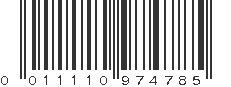 UPC 011110974785