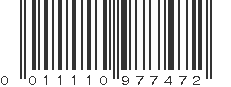 UPC 011110977472