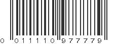 UPC 011110977779