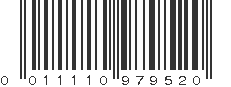 UPC 011110979520