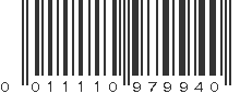 UPC 011110979940