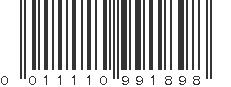 UPC 011110991898