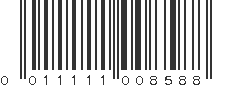 UPC 011111008588