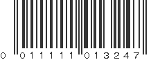 UPC 011111013247