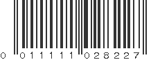 UPC 011111028227